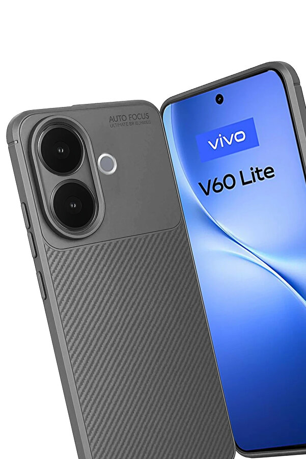 Buti̇k Harmonyaura Vi̇vo V60 Li̇te Auto Focus Karbon Kapak - Gri̇