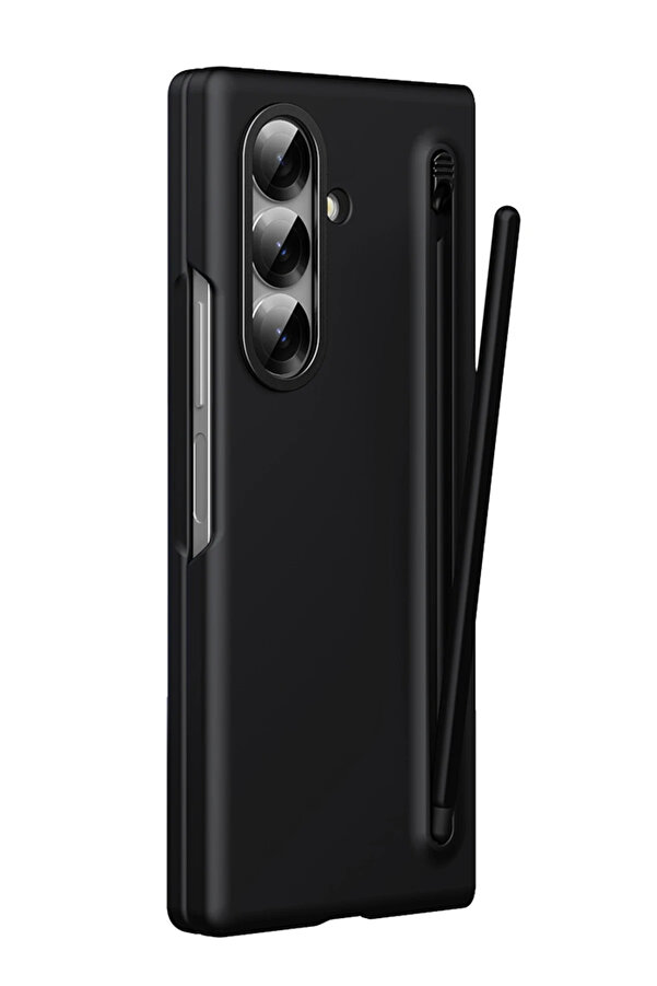 Buti̇k Harmonyaura Samsung Galaxy Z Fold 6 Hole Fold Kapak - Si̇yah