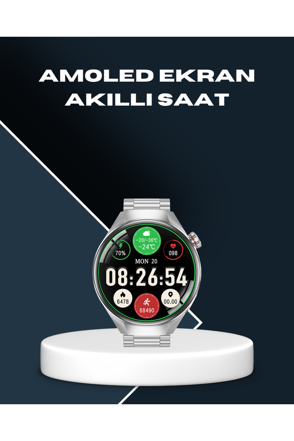 Ethab Giyim Akıllı Saat Bluetooth Görüşme Destekli – Spor Sağlık Ve Bildirim Özellikli - Glst2268-532