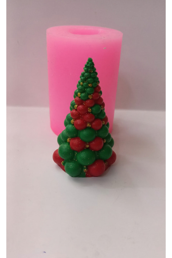 Kalıpcınızburada Noel Ağaç Bi̇blo Si̇li̇kon Kalıp - K8399
