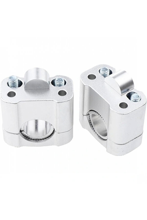 Alkan Mb 430 2 Parça Motosi̇klet Gi̇don Yükselti̇ci̇l 22 Mm. 28 Mm Ni̇kel Takım