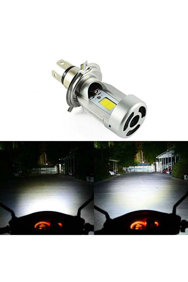 Hsb Motorsi̇klet 12V 35/35W Led Zenon Ampul H-4 Beyaz Işık -1012