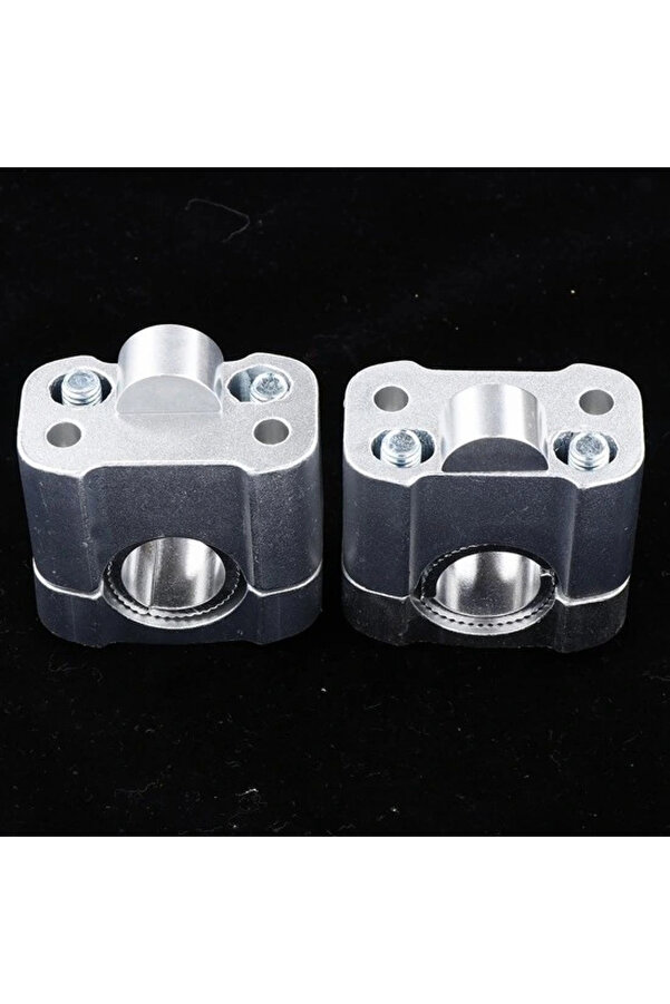 Alkan Mb 430 2 Parça Motosi̇klet Gi̇don Yükselti̇ci̇l 22 Mm. 28 Mm Ni̇kel Takım