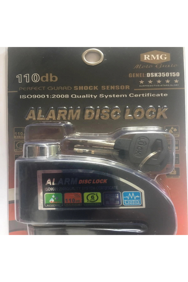 Rmg World Class Locks 110 Db Renkli̇ Alarmlı Di̇sk Ki̇li̇di̇