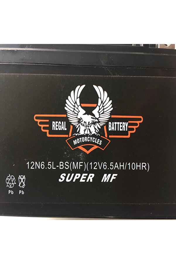Oem Akü 12N6,5L-Bs(Mf) 12V 6,5 Ah Motosi̇klet