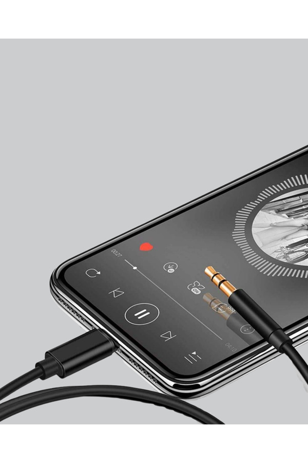 Ethab Giyim İphone Lightning 3.5Mm Aux Çevirici Kablo Jh-023 Stereo Ses Aktarıcı - Glst7480-2091