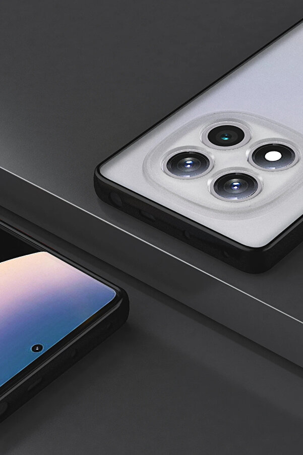Buti̇k Harmonyaura Xi̇aomi̇ Redmi̇ Note 14 4G Kılıf Montreal Si̇li̇kon Kapak - Si̇yah