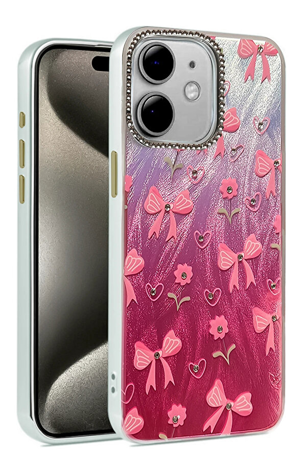 Buti̇k Harmonyaura İphone 11 Kılıf Blade Aynalı Desenli̇ Kapak - Desen 3