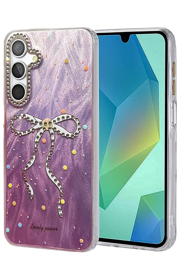 Harmonyaura Samsung Galaxy S23 Fe Kılıf Blade Aynalı Desenli̇ Kapak - Desen 1