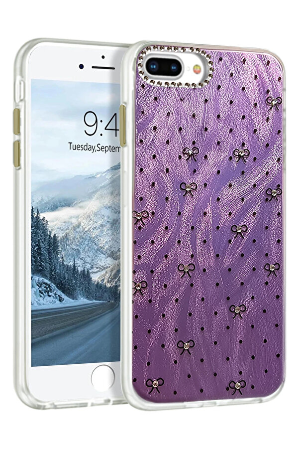 Buti̇k Harmonyaura İphone 7 Plus Kılıf Blade Aynalı Desenli̇ Kapak - Desen 2
