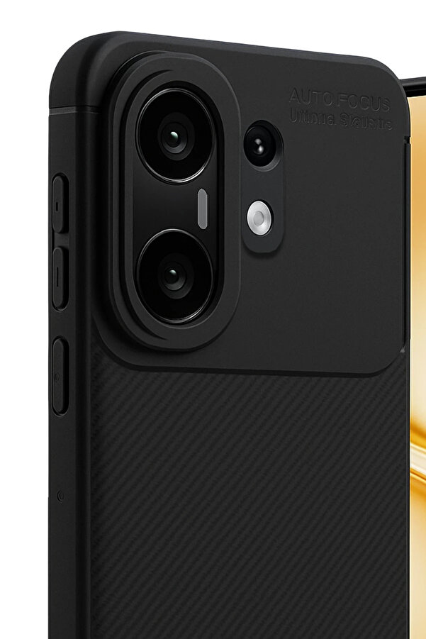 Buti̇k Harmonyaura Vi̇vo X200 Fe Auto Focus Karbon Kapak - Si̇yah