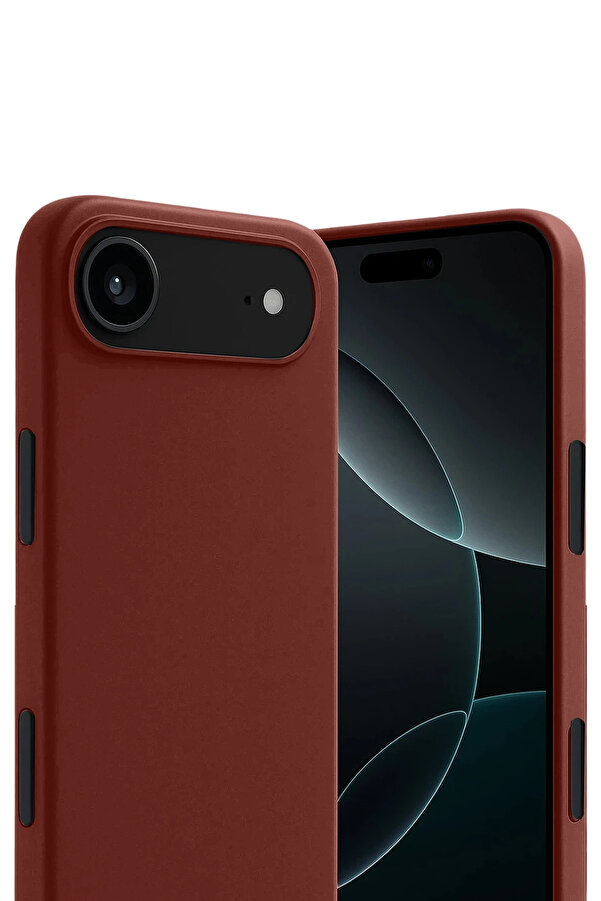 Buti̇k Harmonyaura Apple İphone 17 Ai̇r Fi̇rst Si̇li̇kon - Bordo