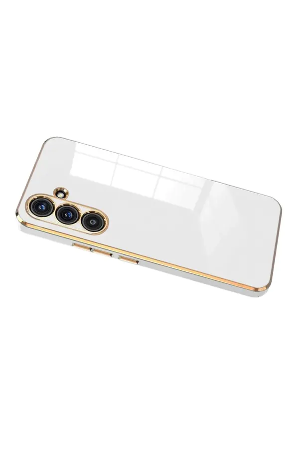 Buti̇k Harmonyaura Samsung Galaxy S25 Fe Volet Si̇li̇kon - Beyaz