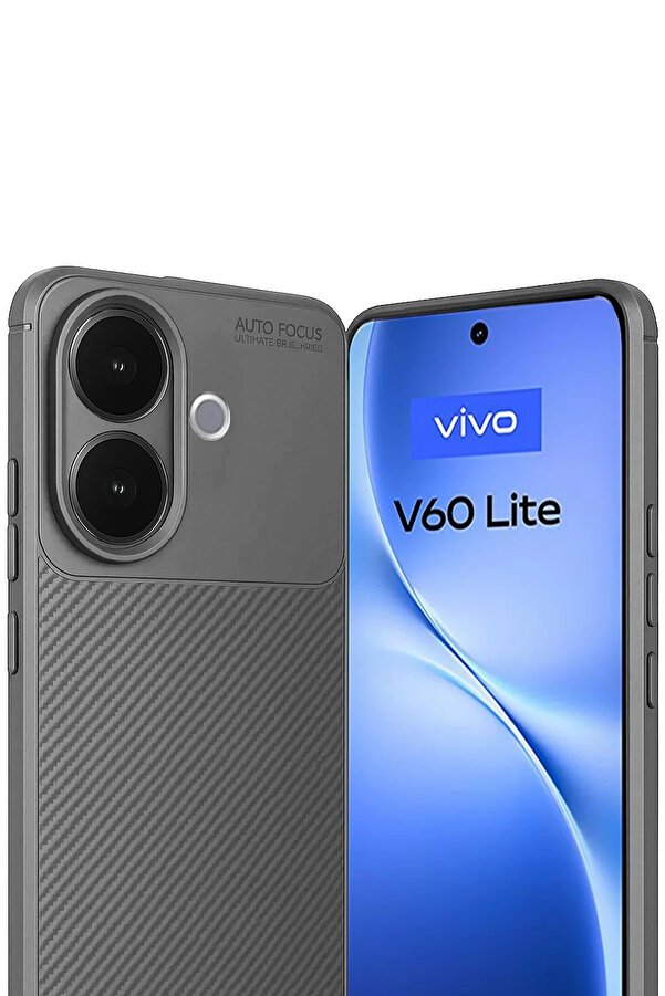 Buti̇k Harmonyaura Vi̇vo V60 Li̇te Auto Focus Karbon Kapak - Gri̇