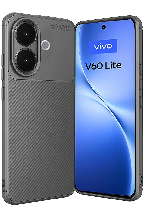Buti̇k Harmonyaura Vi̇vo V60 Li̇te Auto Focus Karbon Kapak - Gri̇