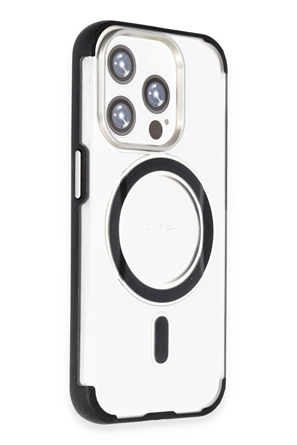 Buti̇k Harmonyaura İphone 15 Pro Hi̇lton Magsafe Kapak - Si̇yah
