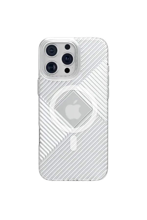 Buti̇k Harmonyaura İphone 16 Pro Max Stella Pc Sert Magsafe Kılıf - Şeffaf