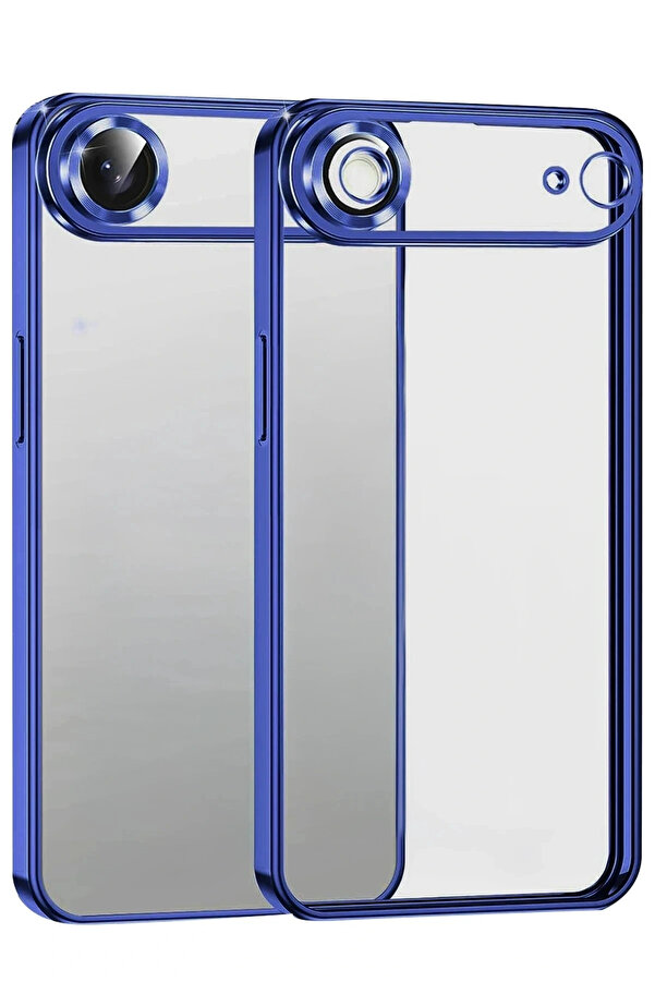 Buti̇k Apple İphone 17 Ai̇r Lensli̇ Si̇li̇kon - Laci̇vert-(5796)