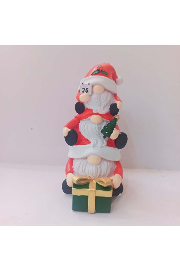 Kalıpcınızburada 3 Lü Noel Baba Bi̇blo Si̇li̇kon Kalıp - K8534