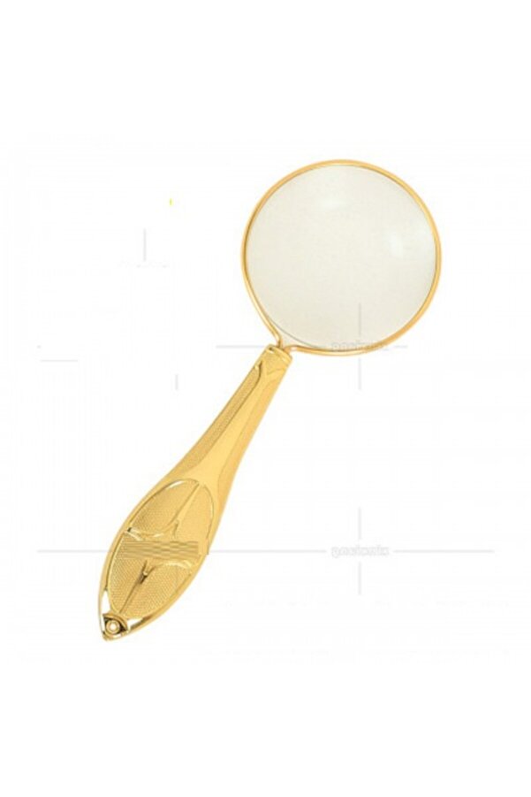 Evi̇mdeyokyok Altın Renkli̇ 5X - 45 Mm Zari̇f Işlemeli̇ Özel Tasarlanmış Büyüteç Mg18155-7