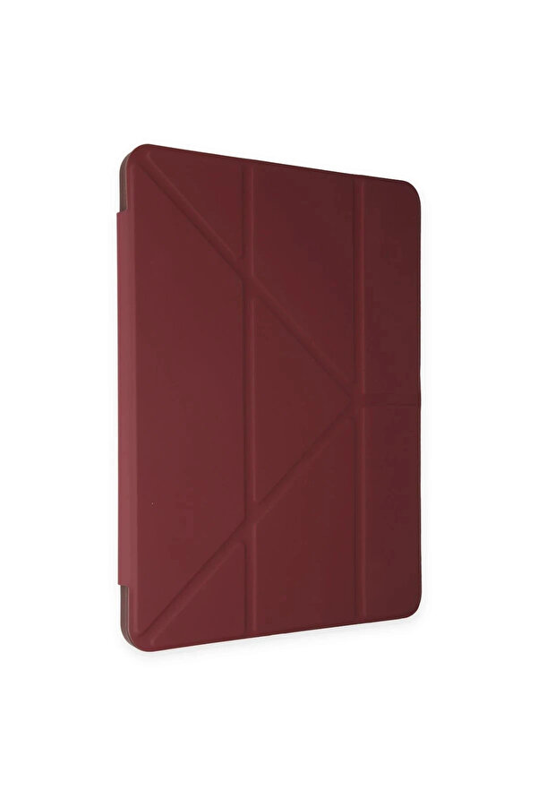 Buti̇k İpad 10.2 (8.Nesi̇l) Kılıf Kalemli̇kli̇ Mars Tablet Kılıfı - Mor-(5796)