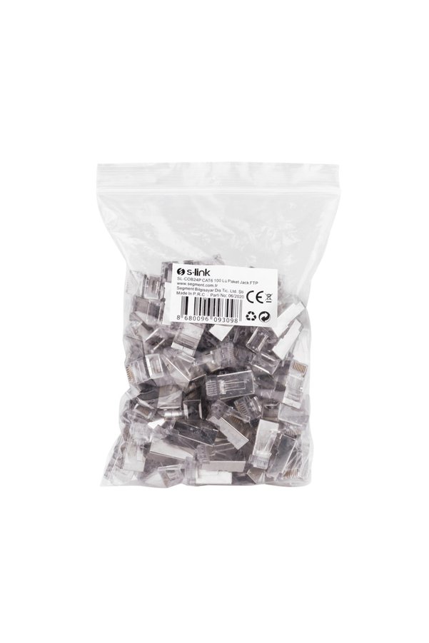 Teknoparkx S-Lınk Sl-Cob24P, Rj45, Yeni Nesil Jac, Utp, Cat6, Metal (100Lü Paket)