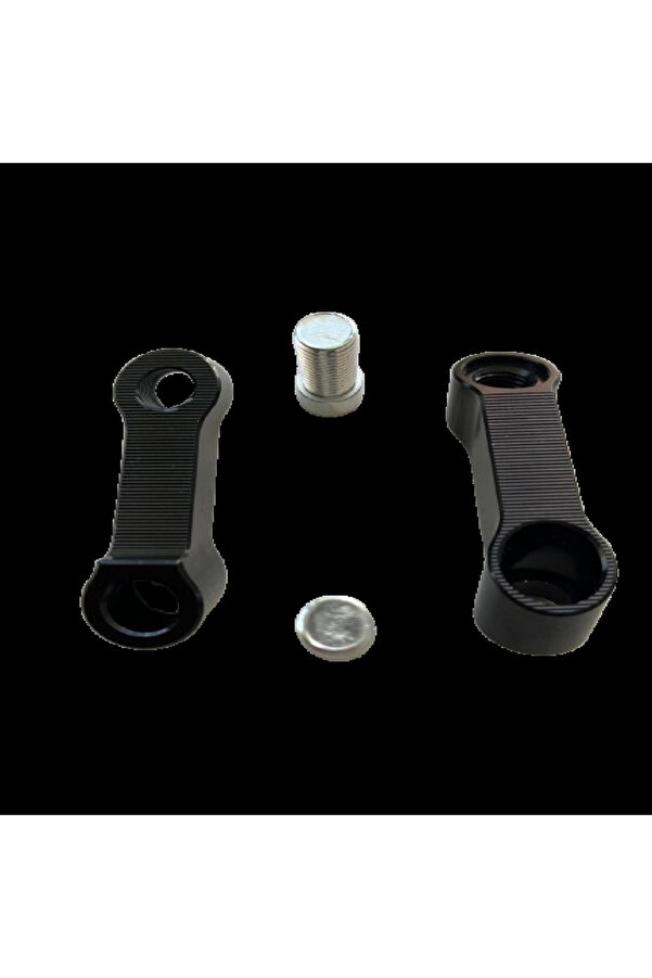 Alkan Mb Üni̇versal Ayna Uzatma Geni̇şletme Aparatı Si̇yah 10Mm Düz Di̇ş Pcx
