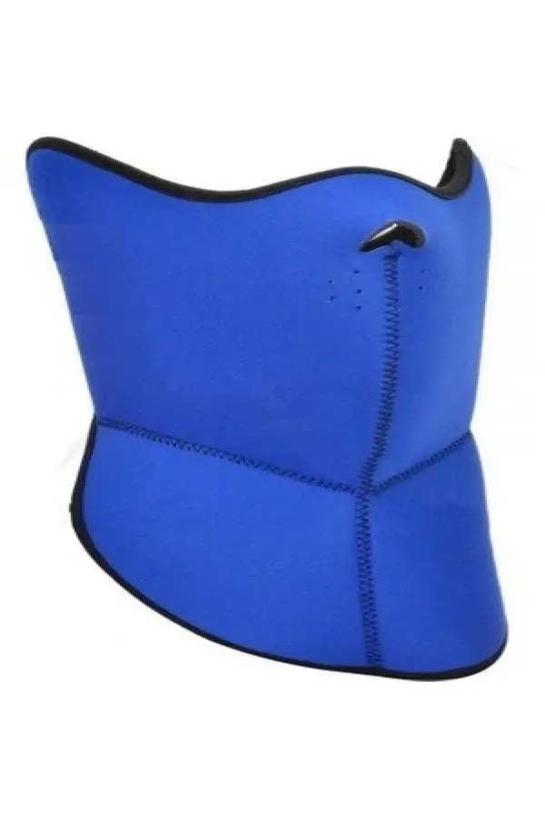 Hsb Motosi̇klet Yüz Maske Neopren Çi̇ft Taraflı