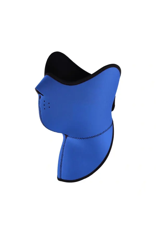Hsb Motosi̇klet Yüz Maske Neopren Çi̇ft Taraflı