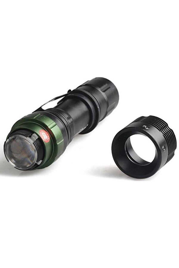 Evi̇mdeyokyok Black Wt-037-Şarjlı Zoomlu Aci̇l Durum Feneri̇