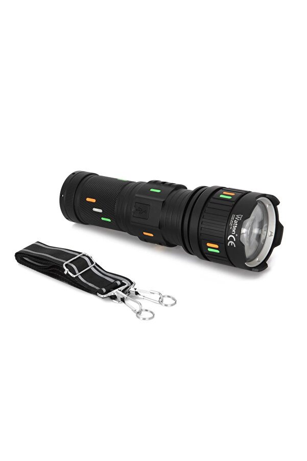 Evi̇mdeyokyok 5000 Lümen Cree Tg Led Şarj Göstergeli̇ El Feneri̇ Wt-731