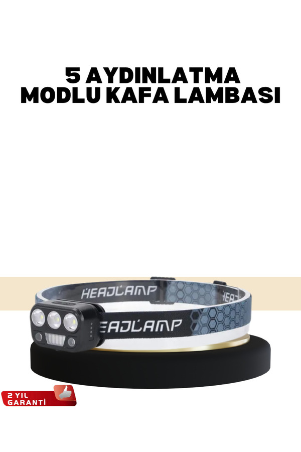 Home Kamp Ve Trekking İçin Sensörlü Led Kafa Lambası