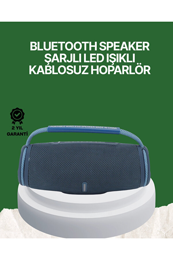 Buti̇k Net Stereo Ses Sunan Ipx5 Su Geçi̇rmez Bluetooth Hoparlör