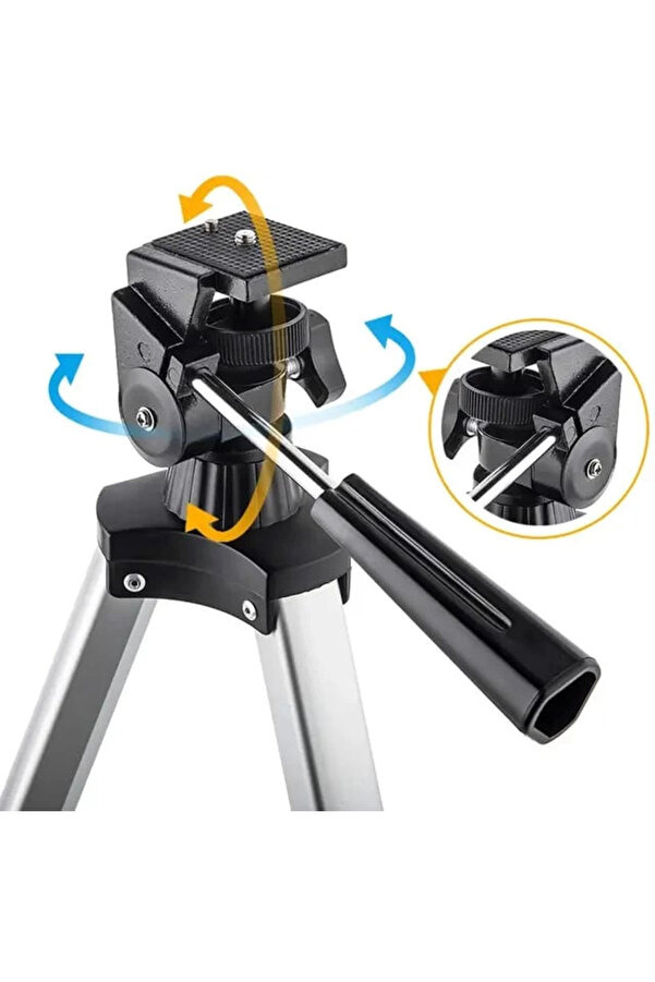Evi̇mdeyokyok 400X70Mm Açıklıklı Refrakter Teleskoplar (15X150X), Telefon Adaptörlü Reflex
