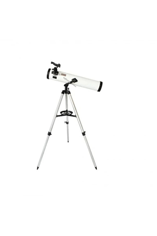 Evi̇mdeyokyok 76X700 Profesyonel Aynalı Uzay Teleskopubeyaz