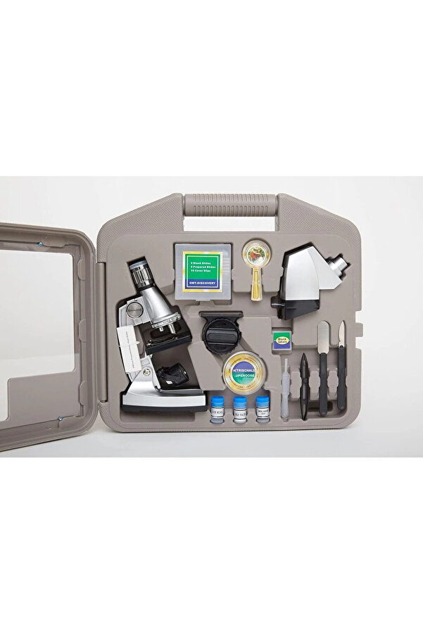 Evi̇mdeyokyok 50X100X200X400X6001200X Çocuklari̇çi̇n Eği̇ti̇ci̇ Projektörlü Mi̇kroskop Seti̇