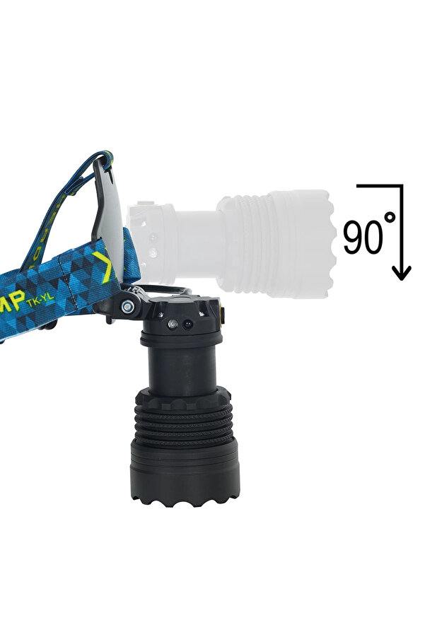 Evi̇mdeyokyok Cree P360 - 12,000 Lümen Şarjlı Kafa Lambası Wt-627