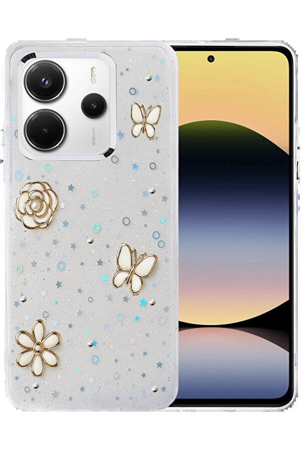 Buti̇k Xi̇aomi̇ Redmi̇ Note 14 4G Fi̇yonk Desenli̇ Kapak - Desen 2-(5796)