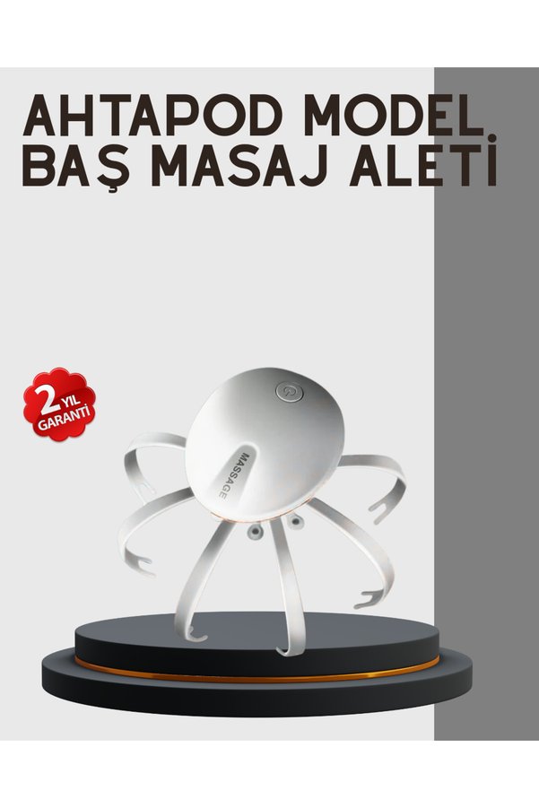 Teknodayım Kafa Derisi Masaj Aleti Usb-C Şarjlı Rahatlatıcı Ve Canlandırıcı Masaj