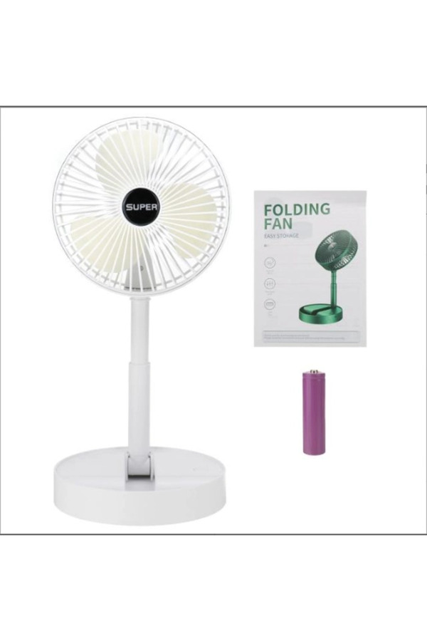 Evi̇mdeyokyok Katlanır Teleskopi̇k Zemi̇n Fanı Yaz Sessi̇z Öğrenci̇ Masaüstü Fan Usb Şarj Edi̇lebi̇li̇r Taşınabi̇li̇r Ev Mi̇ni̇ Hava Soğutucu