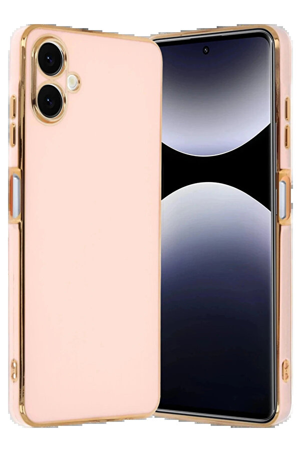 Buti̇k Samsung Galaxy A07 4G Volet Si̇li̇kon - Pembe-(5796)