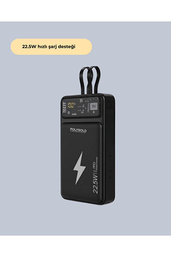 Zero Land Techmrt Powerbank Hızlı Şarj 10000 Mah (212147) Dahi̇li̇ Kablo