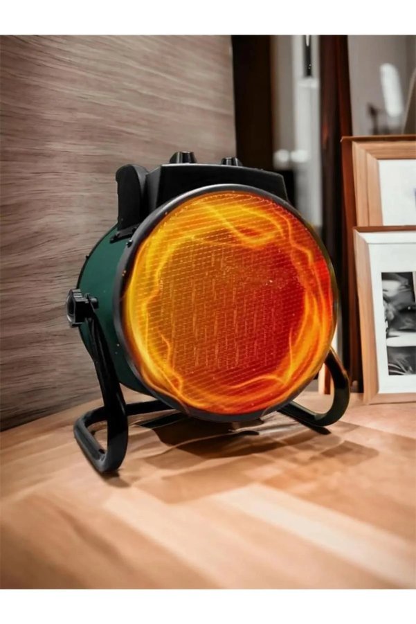 Evi̇mdeyokyok Ultra Güçlü 3000 Watt Taşınabi̇li̇r Elektri̇kli̇ Portati̇f Isıtıcı Soba Sıcak Hava Üfleyen Fan Radyatör