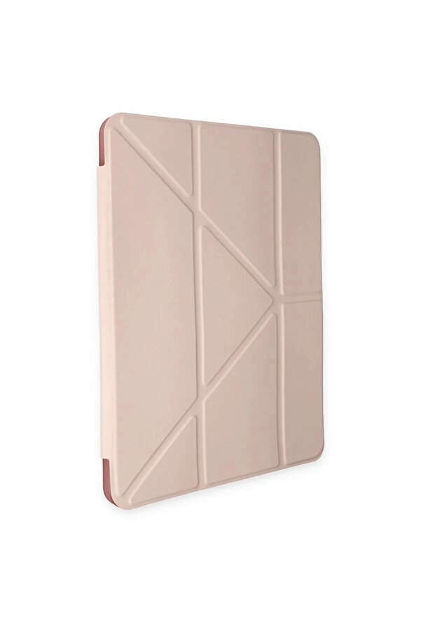 Buti̇k Samsung Galaxy T870 Tab S7 11 Kılıf Kalemli̇kli̇ Mars Tablet Kılıfı - Rose Gold-(5796)