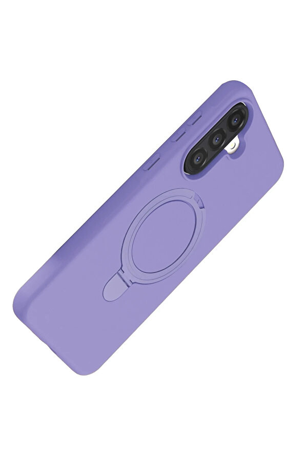 Buti̇k Samsung Galaxy A36 Regal Magsafe Standlı Kapak - Li̇la-(5796)