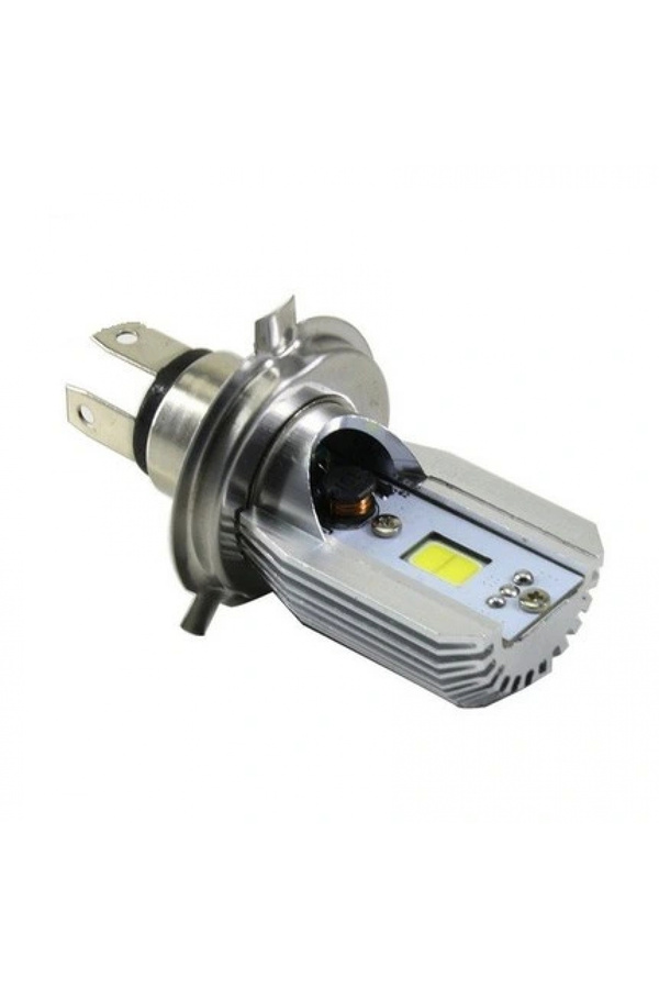 Uni̇versal Ürünler - Motorsi̇klet Motor Led Far Ampulu H4 Ti̇pi̇ Beyaz Işık Uyumlu