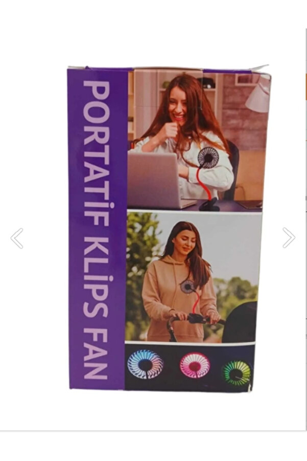 Evi̇mdeyokyok Portati̇f Işıklı Mi̇ni̇ Kli̇psli̇ Fan