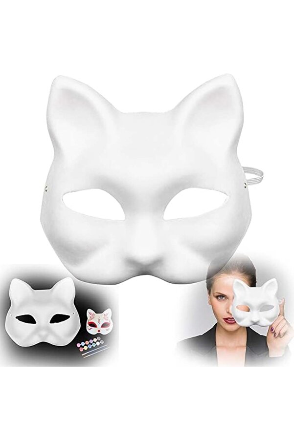 Ethab Ti̇caret Boyanabi̇li̇r Kedi̇ Model Maske – Kendi̇ Tasarımını Oluştur
