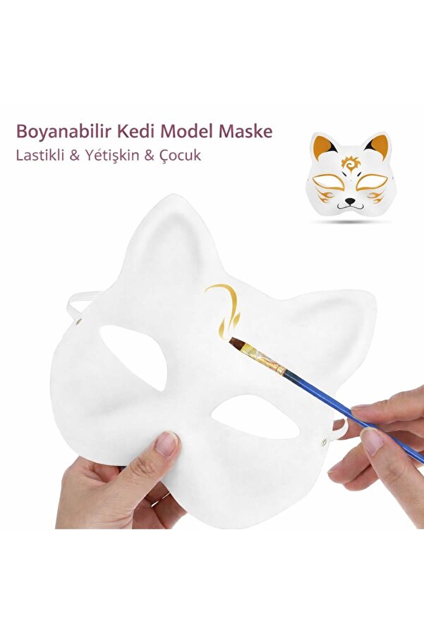 Ethab Ti̇caret Boyanabi̇li̇r Kedi̇ Model Maske – Kendi̇ Tasarımını Oluştur