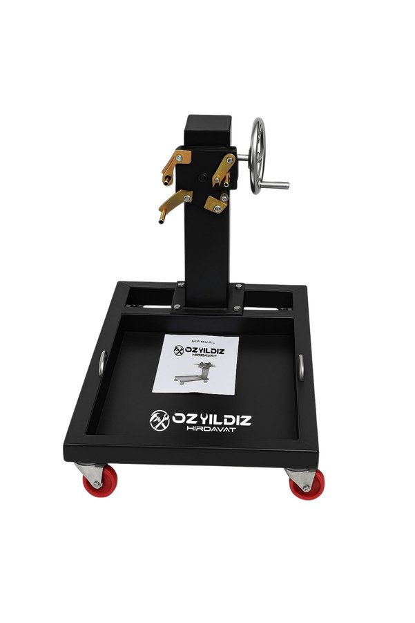 özyıldız Motor Toplama Sehpası 360 Dönerli 500 Kg - Motor Standı Dönerli